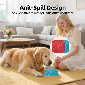 व्यक्तिगत कस्टम लोगो सिलिकॉन प्लेटो पैरा mascotas धीमी फीडर खाद्य पालतू कुत्ते चाटना चटाई - Product Image 2