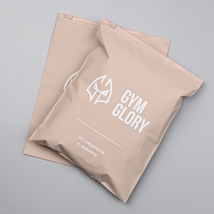 Sacchetti in Plastica Opaca con Chiusura a <span class=keywords><strong>Zip</strong></span> Personalizzati per Imballaggio all'Ingrosso Buste Richiudibili per Felpe e Indumenti - Product Image 4