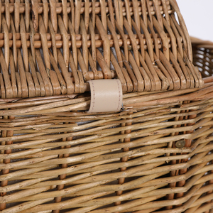 Etiqueta tejida de Picnic de mimbre cesta de almacenamiento de 2 - Product Image 2