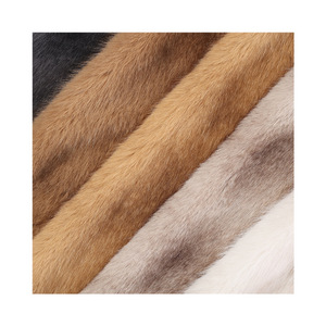 Jtfur fabbrica vendite dirette lunga pelliccia stampa alta qualità pelosa tessuto in pelliccia per indumenti coperta tappeto - Product Image 5