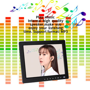 إطار صور رقمي 10 بوصات بدقة 1024*600 بسعر الجملة مع جهاز تحكم عن بعد ومستشعر حركة ودوران تلقائي - Product Image 4