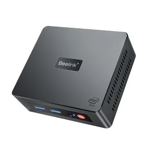 Beelink-miniordenador de oficina MINI S, Intel i5-N5095, 8GB de RAM, 128GB, 256GB de ROM, Win10, LAN de 1000M, 4K, con encendido automático