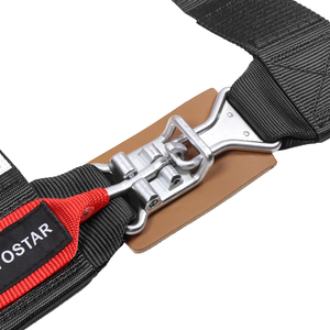 Sabuk pengaman UTV balap Off-Road, sabuk pengaman nilon 4 titik dengan anyaman poliester bantalan 3 inci dan selot aluminium - Product Image 4