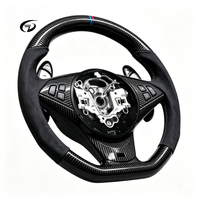 Volant en fibre de carbone véritable E63 M6 pour BMW E60 M5 E61 E64 525i 530 630 650 Série 5 Série 6