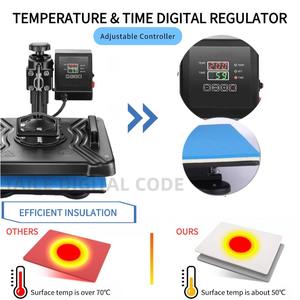 Pressa a Caldo Combinata 5 in <span class=keywords><strong>1</strong></span> con Display LCD Doppio per Stampa su Magliette, Tazze e Piatti - Product Image 2