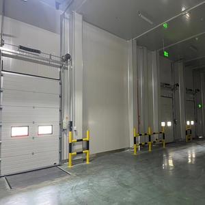 Porte sectionnelle industrielle certifiée CE, porte en acier isolée pour entrepôt - Product Image 2