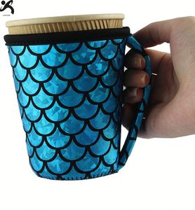 Manchons isothermes en néoprène personnalisés 16oz 22oz 32oz, refroidisseur réutilisable pour canettes, motif dessin animé, imperméable, sublimation par transfert thermique - Product Image 2