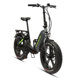 TXED, nuevo diseño, marco de aleación de aluminio, 48V, 15AH, batería de litio, 500W, Motor de cubo trasero, bicicleta eléctrica plegable de neumáticos gruesos de 7 velocidades - Product Image 1