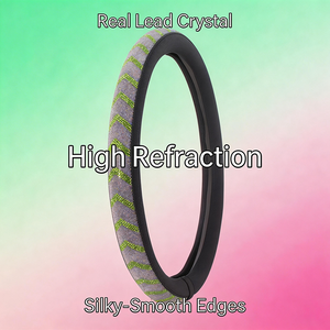 Cache-volant ergonomique Bling : Cristal de plomb lisse, prise en main amortie et durabilité contre les vibrations extrêmes - Product Image 1