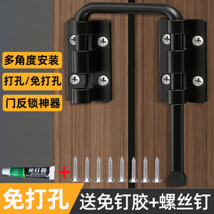 Stainless Steel Angle Latch Door Bolt Anti-Theft Lock Modern Industrial Design Easy Installation - Product Image 4