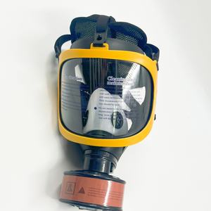 Masker Gas Hazmat perlindungan keselamatan kimia untuk masker wajah penuh asap beracun - Product Image 2