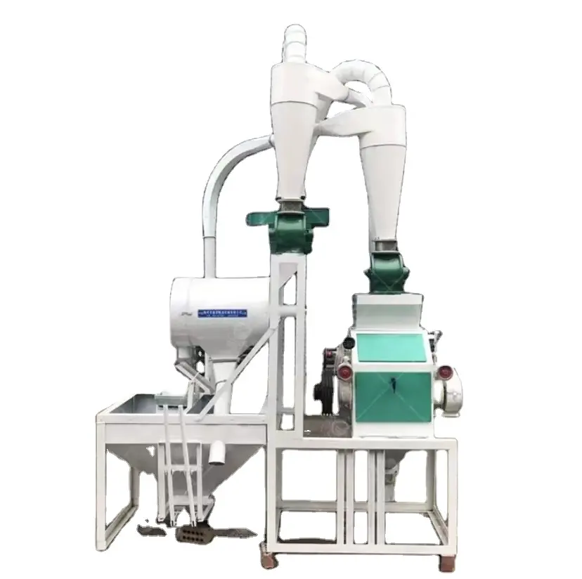 Multifunctional spice maize white flour mill machines mini domestic maize mill and packaging plant