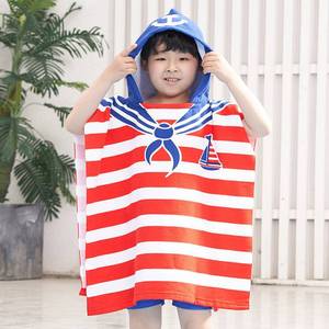 Poncho pour enfants sans formaldéhyde, <span class=keywords><strong>Cape</strong></span> pour enfants absorbe l'eau, serviette <span class=keywords><strong>de</strong></span> plage à capuche - Product Image 4