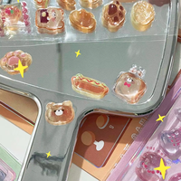 Stiker 3D Kartun Hewan Epoxy Puffy untuk Anak-anak DIY Scrapbooking Lembar Stiker Embossed Kustom Grosir
