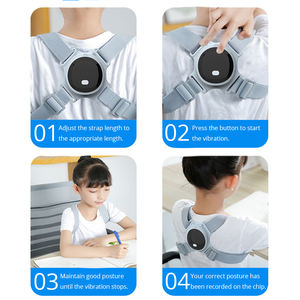 Korset Pria dan Wanita, Penguat Dada Atas Punggung Getaran Postur Latihan dan Korektor Elektronik untuk Pria dan Wanita - Product Image 2