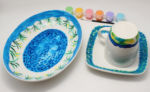 Vente en gros de céramique spécifique peinture vos propres pigments riches en céramique bricolage 6x5ml peinture liquide céramique peinture pour porcelaine pour le bricolage - Product Image 6