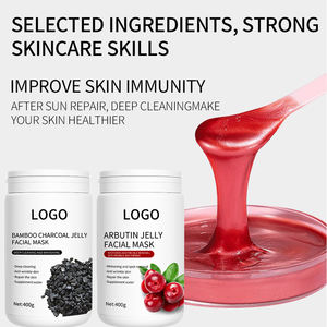 Mascarilla Facial Funcional de Limpieza Profunda para Salón de Belleza de Marca Privada, Mascarilla Facial de Gelatina en Polvo de Rosa Desprendible - Product Image 6