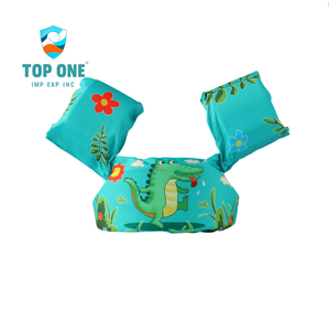 TopOne flotteur flottabilité costume coloré dessin animé canard conception personnalisée enfants sécurité maillot de bain gilet de sauvetage veste - Product Image 4
