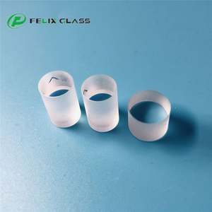 Lente de Cuarzo UV Personalizada FELIX, Sílice Fundida JGS1 con Ranura para Uso Óptico - Product Image 4