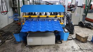 Máquina formadora de rollos de azulejos esmaltados de hoja de techado de metal popular - Product Image 4