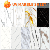 Panneau mural flexible en PVC imitation marbre, alternative aux dalles de marbre, 1220*2440/2900mm, feuille de PVC plastique flexible avec protection UV
