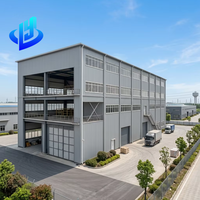 Immeubles de bureaux préfabriqués de luxe à plusieurs étages en structure métallique, avec planchers préfabriqués en acier