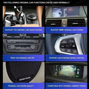 หน้าจอรถยนต์ขนาด 12.3 นิ้ว ระบบ Android Auto CarPlay สำหรับรถยนต์ BMW X3 F25 X4 F26 ปี 2010-2018 เครื่องเล่นมัลติมีเดียในรถยนต์พร้อมระบบนำทางและบลูทูธ - Product Image 6
