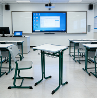 Ensemble Chaise et Table d'Apprentissage Scolaire avec Cadre en Acier, Plateau Multi-Niveaux et Tiroir Tubulaire – Mobilier Essentiel pour Salle de Classe