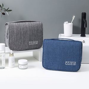 Bolsa de Aseo Colgante Personalizada con Logotipo, Bajo MOQ, para Hombres y Mujeres, para Baño, Viajes, Maquillaje, Almacenamiento de Cosméticos, con Gancho - Product Image 4