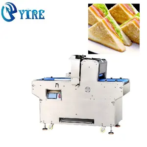 빵 굽기 산업을위한 샌드위치 슬라이서 삼각형 절단기 빵 만들기 기계