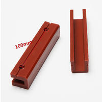 Pièces de rechange pour ascenseurs : Patin de guidage principal DX26 140*16/10 pour ascenseur Kone, revêtement de patin de guidage de cabine, pièce de rechange pour ascenseur