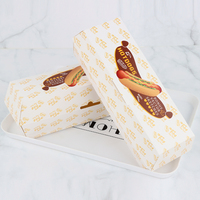 Cajas de Papel Rígido para Hot Dogs con Logotipo Personalizado al por Mayor, Contenedores Resistentes y Reciclables para Almacenamiento de Salchichas