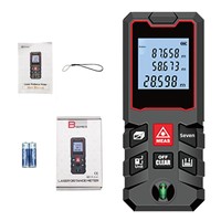 Télémètre laser portable électronique avec précision jusqu'à 100 m, batterie non rechargeable, mesure de pièce