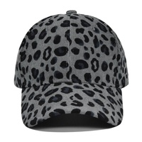 Gorra de Béisbol con Estampado de Leopardo en Pana, Gorra de Moda Unisex con Cierre a Presión para Hombre y Mujer, Transpirable, Protección Solar, 3 Colores