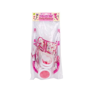 Poussette Baby Dream 54x30x57 Cm rose, jouet pour poupées - Product Image 2