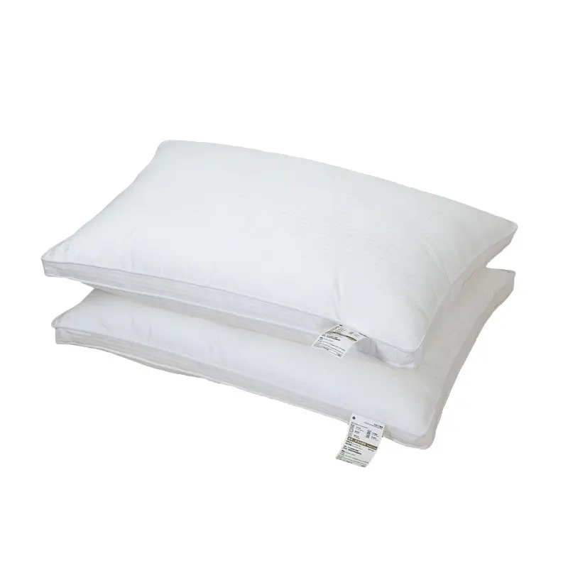 2023 Hotel Style Popular and Fluffy Comfort Pillows 100% Cotton Hotel Quilted Pillow