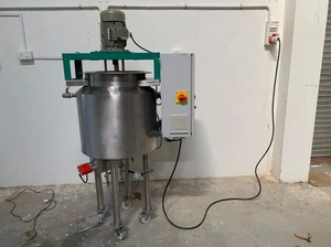 Recipiente con revestimiento de acero inoxidable para uso industrial, tanque de mezcla con agitador, recipiente de mezcla con calentamiento eléctrico. - Product Image 3