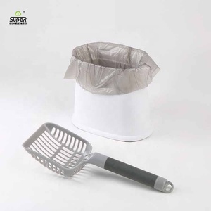 Oem xách tay poop Túi 3-in-1 công suất lớn mèo xả rác Scoop với xử lý và túi rác để làm sạch mèo con và mèo chất thải - Product Image 2