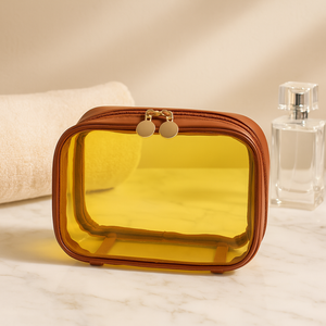 Vente en gros Sac cosmétique en PVC transparent de grande capacité avec logo personnalisé pour un usage quotidien - Product Image 5