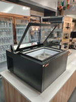 Offre Spéciale de table portable gelato affichage de la crème glacée congélateur réfrigérateur électrique affichage réfrigéré vertical
