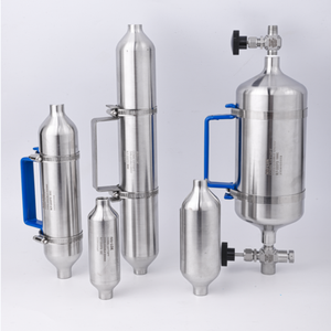 NAI LOK Stainless Steel 316 Seamless Sample Cylinder 2000ml <strong>1</strong> <strong>Gal</strong> 3000PSI <strong>1</strong>/4 Female NPT Double Ended with Male NPT Needle Valve - Product Image 5