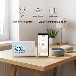 <span class=keywords><strong>Thermostat</strong></span> d'ambiance numérique programmable intelligent, <span class=keywords><strong>thermostat</strong></span> Tuya Alexa, régulateur de température sans fil - Product Image 2