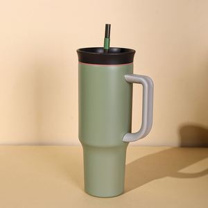 Cross-border 304 Stainless Steel Vacuum <b>Flask</b> <b>Bottle</b> 40oz Large-capacity Handle Car/outdoor Use Featuring 6-12 Hours Thermal - Product Image 4