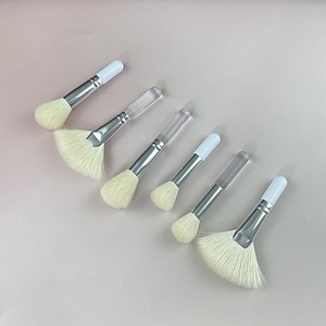 Brosse en laine synthétique pour masque facial Brosse <span class=keywords><strong>de</strong></span> maquillage moussante pour le visage utilisée avec un nettoyant pour le visage en forme d'éventail - Product Image 3