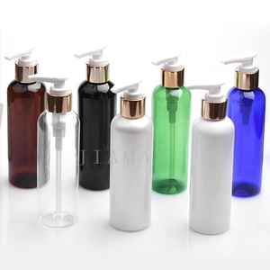 Spot 200ML Round Shoulder Bottle 24 Plastic PET Bottle Aluminum Oxide Thread Pump Body Emulsion Pump to Wash the Protective <strong>Flui</strong> - Product Image 3