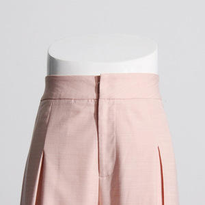 Nouvel ensemble décontracté 2 pièces tendance : pantalon large taille haute à coupe droite et haut à col en V à manches longues avec laçage - Product Image 6