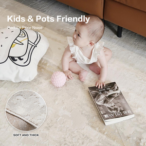 <span class=keywords><strong>Tappeti</strong></span> di Lusso Bianchi Dsermer per <span class=keywords><strong>Soggiorno</strong></span>, Grandi <span class=keywords><strong>Tappeti</strong></span> Antibatterici da Parete a Parete, <span class=keywords><strong>Tappeti</strong></span> Grigi Personalizzabili - Product Image 4