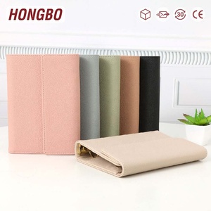 Hongbo Etsy Meilleures ventes Enveloppes de reliure de budget en cuir <span class=keywords><strong>litchi</strong></span> A6 pour espèces, cartes et documents comme portefeuilles/dossiers - Product Image 1