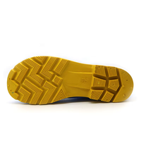 Bottes de pluie de sécurité OEM en PVC bleu pailleté, hauteur genou, anti-perforation, imperméables, avec embout en acier, résistantes à l'huile et aux acides, antidérapantes pour hommes