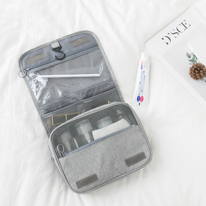 กระเป๋าเครื่องแป้งกระเป๋าเดินทางพร้อมตะขอแขวนกระเป๋าเครื่องสำอางกันน้ำกระเป๋าจัดระเบียบเดินทางสำหรับอุปกรณ์เสริมแชมพู - Product Image 1